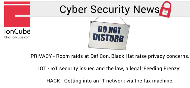 Weekly Cyber Security News 17/08/2018 Weekly Cyber Security News 17/08/2018