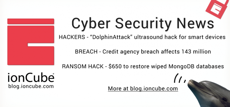 Weekly Cyber Security News 08/09/17