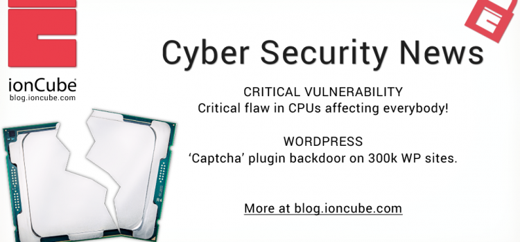 Weekly Cyber Security News 05/01/2018