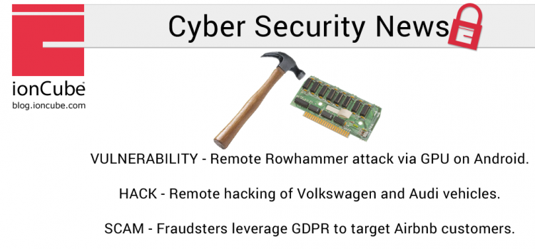 Weekly Cyber Security News 04/05/2018