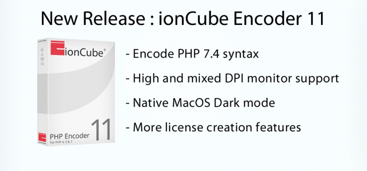 New ionCube Encoder 11