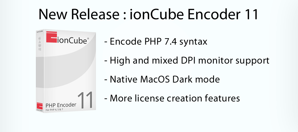 New ionCube Encoder 11