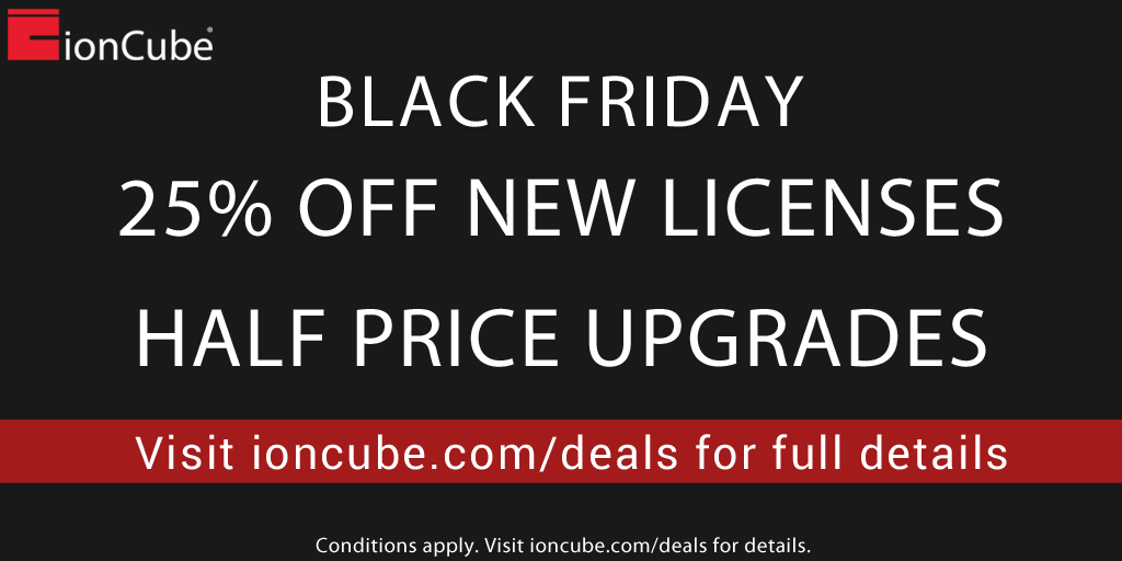 ionCube Black Friday 2021