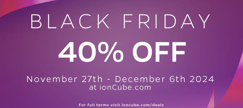 ionCube Black Friday 2024 Announcement Image