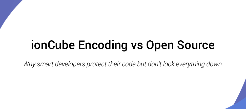ionCube Vs Open Source Image